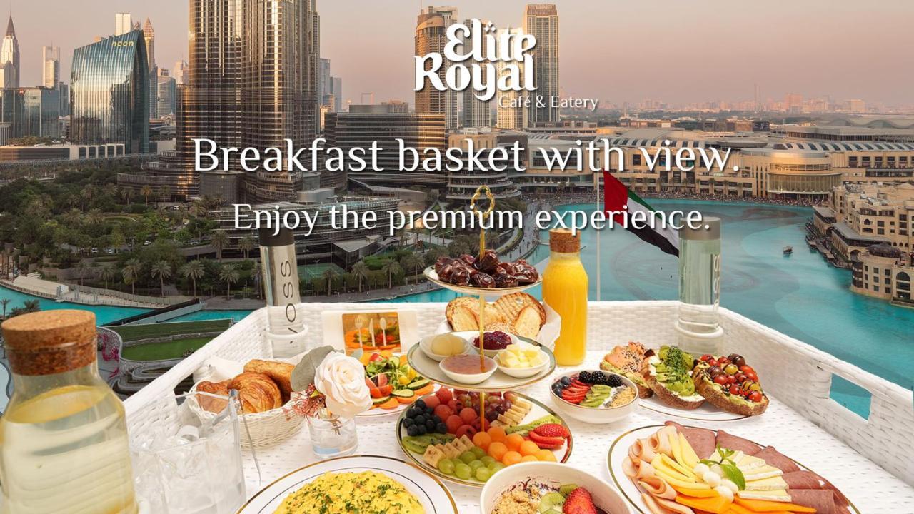 Elite Royal Apartment - Full Burj Khalifa & Fountain View - Premier - 2 Bedrooms & 1 Open Bedroom Without Partition Дубай Екстер'єр фото