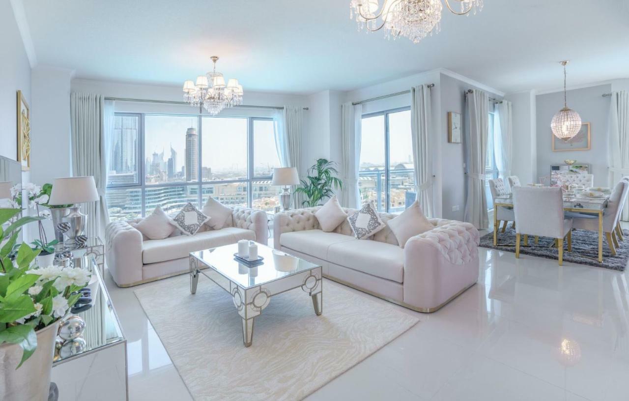 Elite Royal Apartment - Full Burj Khalifa & Fountain View - Premier - 2 Bedrooms & 1 Open Bedroom Without Partition Дубай Екстер'єр фото